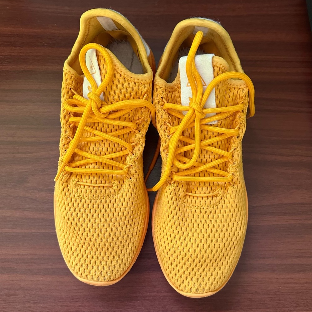 adidas Women’s Bright Yellow Mesh Sneakers